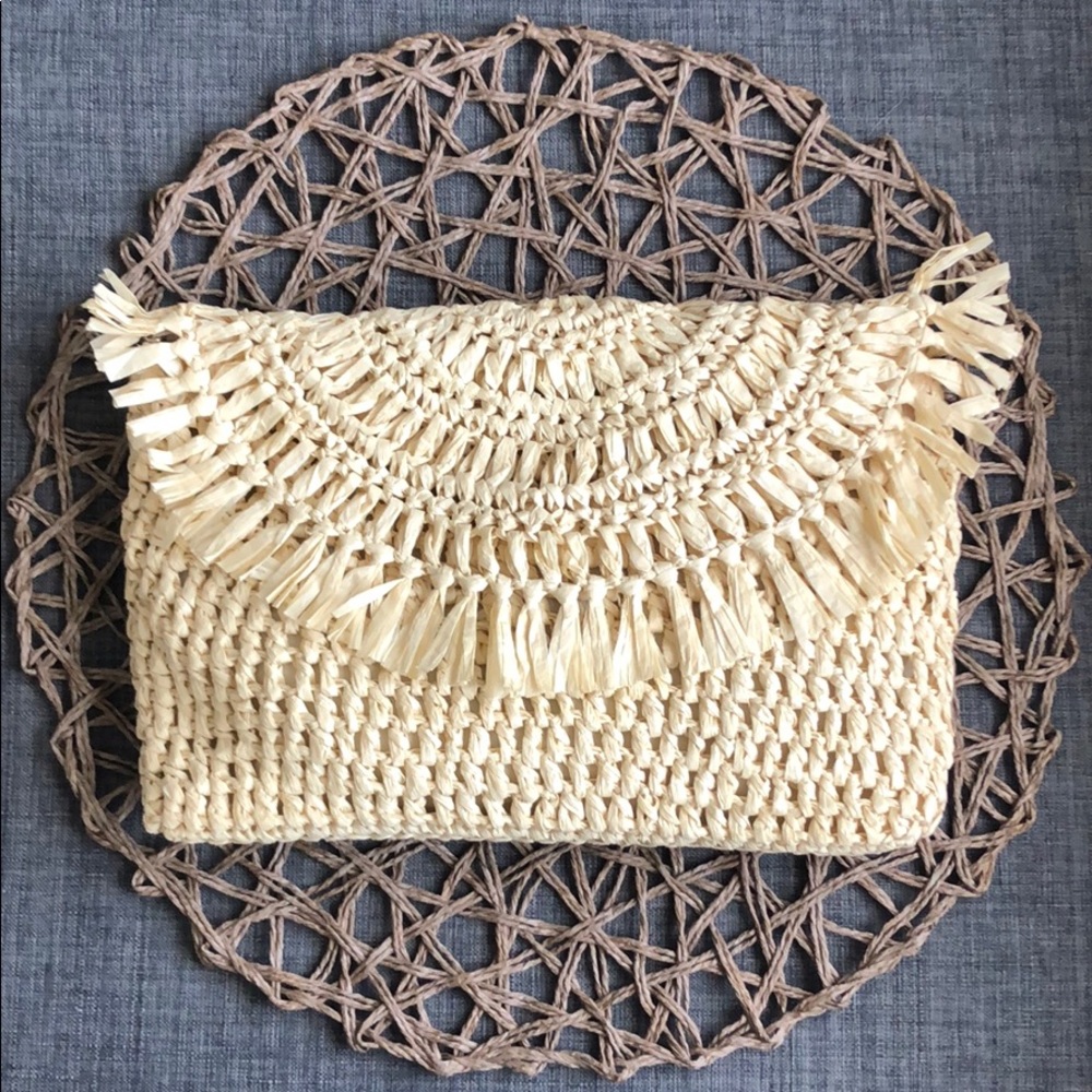 Straw Clutch Bag